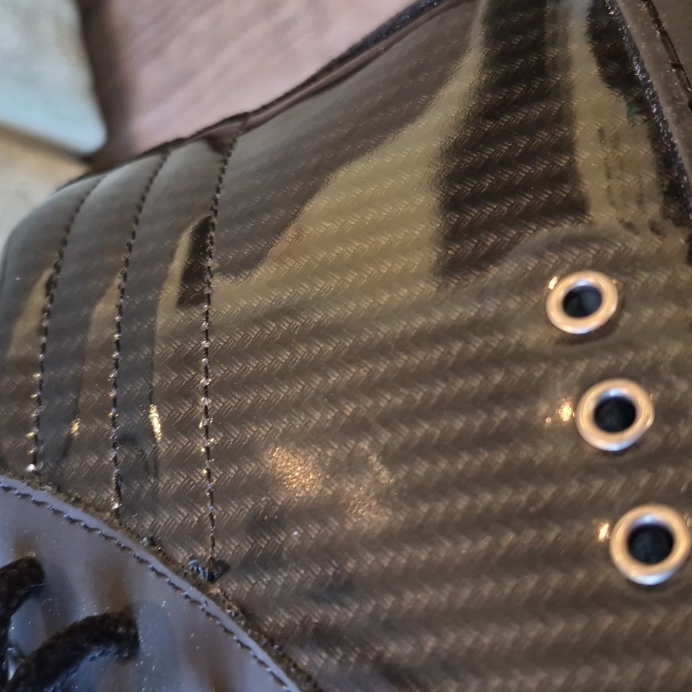 P448 F22 SKATE Leather Sneakers in Carbon, Size 40, Men's 7/7.5, Women's 9/9.5 - Picture 12 of 16